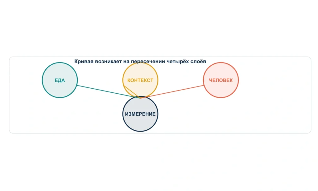 Почему одинаковая еда по-разному влияет на глюкозу: схема из информационного курса BioTuning 063